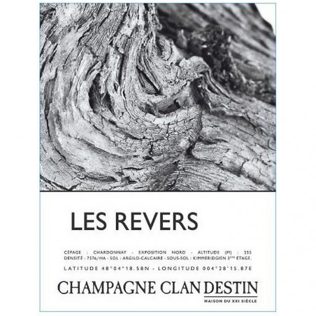 Champagne clandestin les Revers brut nature 2020