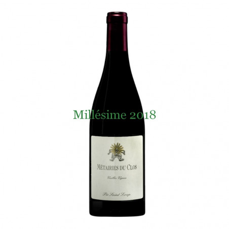 Clos Marie Pic Saint Loup cuvée Métairies du Clos 2018