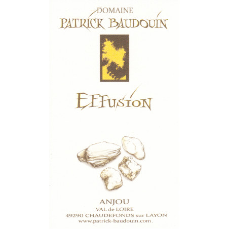 Patrick Baudouin Anjou blanc Effusion 2019