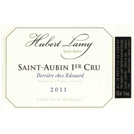 Domaine Hubert Lamy Saint Aubin 1er cru "Derrière chez Edouard" 2021 Domaine Hubert Lamy Saint Aubin 1er cru "Derrière chez Edouard" 2021