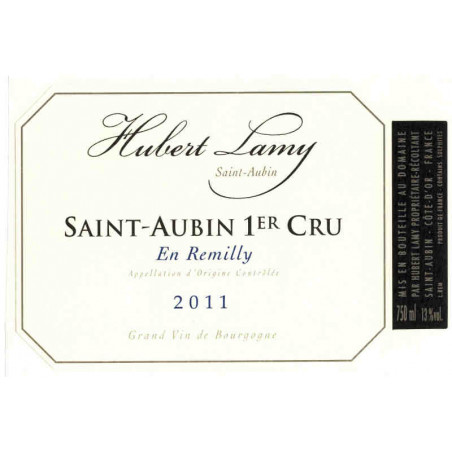 Domaine Hubert Lamy Saint Aubin 1er cru En Remilly 2018 Magnum Domaine Hubert Lamy Saint Aubin 1er cru En Remilly 2018 Magnum