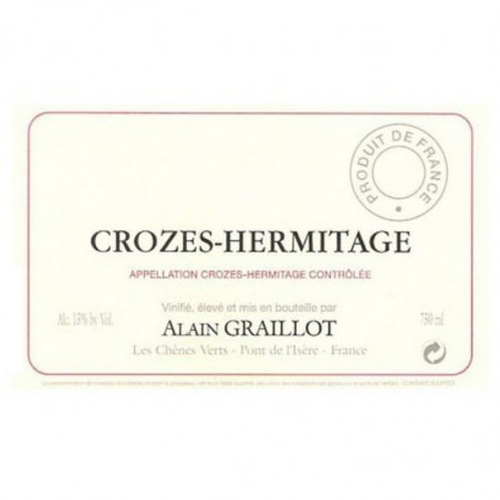Domaine Alain Graillot Crozes Hermitage blanc 2020