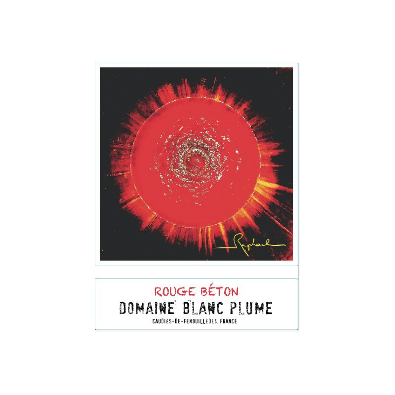 Domaine Blanc Plume Rouge béton 2019