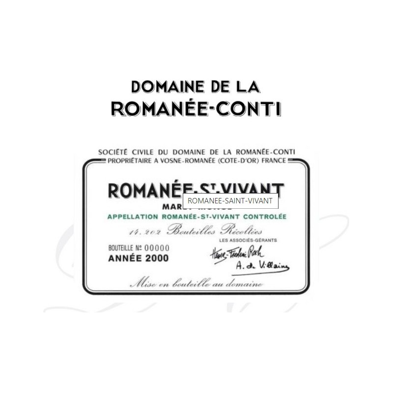 Romanée Conti Romanée Saint Vivant 2022