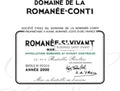 Domaine de la Romanée conti Romanée Saint Vivant Grand cru 2019
