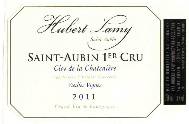 Domaine Hubert Lamy Saint Aubin 1er cru Clos de la Chatenière Magnum 2018