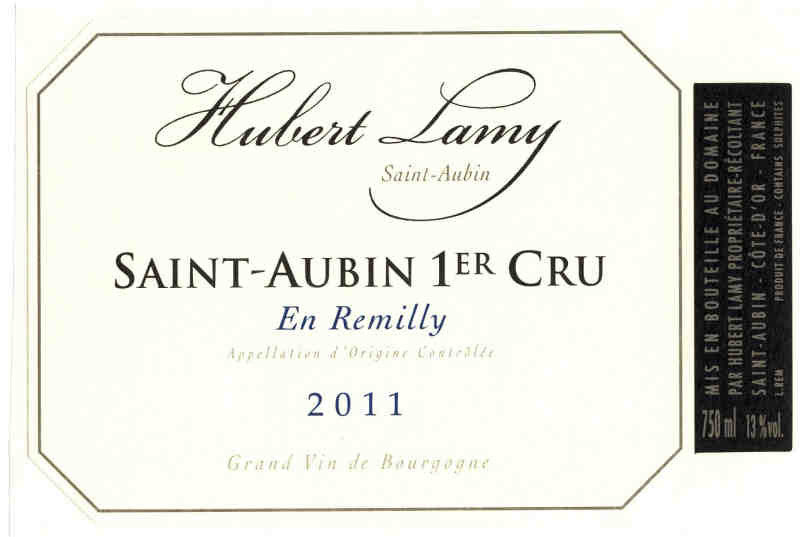 Domaine Hubert Lamy Saint Aubin 1er cru En Remilly 2023 Magnum