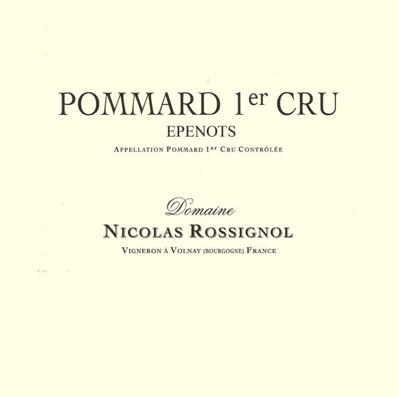 Domaine Nicolas Rossignol Pommard 1er cru Epenots 2016