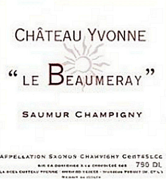 Château Yvonne — Le Beaumeray 2021 Saumur-Champigny