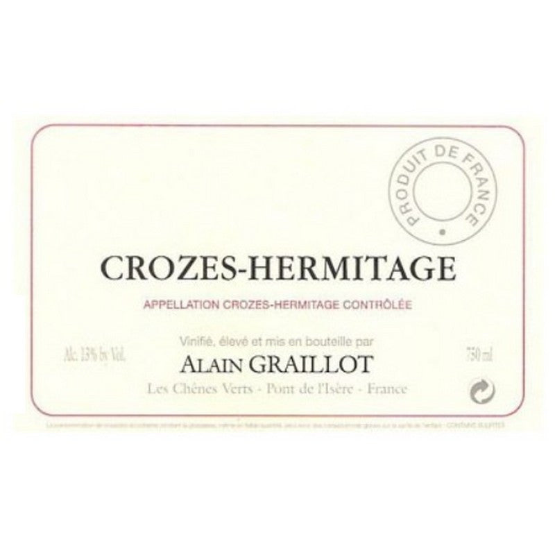 Domaine Alain Graillot Crozes Hermitage rouge 2018 Magnum